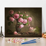Kunst isetegemine numbrite j&auml;rgi l&otilde;uend Kodukaunistus numbrid &otilde;limaal Digitaalne &otilde;limaal 40x50cm no frame