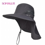 SOMALER Laste p&auml;ikesem&uuml;tsid lastele Poistele UPF50+ P&auml;ikesekaitsem&uuml;tsid Suvised laste m&auml;ngum&uuml;tsid laia &auml;&auml;rega tumehall v&auml;rv