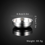 Kahekordselt paksud metallist riisihelbikausid 304 roostevabast terasest kauss kahekordse seinaga j&auml;&auml;tise-supikausid soojustatud segamiskauss