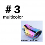 Universaalne autos&otilde;iduki modifikatsiooni ruutv&auml;ljalaske summuti terasest tagatoru #3 curved