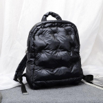 S&uuml;gis- ja talvine Korea buumi moe Space Cotton Air Bag Unisex suure mahutavusega veekindel seljakott sinine