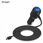 Dash Cam autolaadija mini-USB-kaabel 5v toitejuhe DVR-kaamera GPS-i jaoks koos 2 USB-ga MINI straight