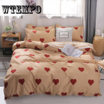 Voodipesukomplekt Korea kaheinimesevoodi Neljaosaline voodipesukomplekt Puuvillane tekikate King 4 pcs