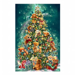 Uus J&otilde;uluvana Teemantmaal J&otilde;ulukaunistus Uusaasta DIY Dekoratsioon Kodukaunistus Maalimine J&otilde;ulutikandid Kingitus Full Round 20x30CM