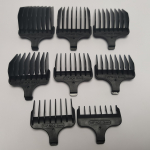 8PCS Clipper Comb #1- #8,1/8 -1 , 3-25mm asendus Wahl T-Blade jaoks 9885L 9886 9888 9888L #1- #8 must