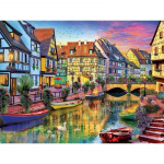 5D Teemantmaal Scenery City Mosaiic Ristpistes Arhitektuur Maastik Teemantmosaiik Multifilm Kodukaunistuse Kingitus Full Round 20x25CM