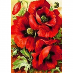 5D DIY Teemantmaali Lillevaas Ristpistekomplekt Rhinestone Rose Pilt T&auml;ielik Teemanttikandid Kingitus Mosaiik Kodukaunistus Full Round 20x30CM