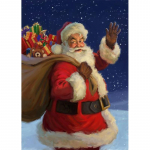 5D DIY Teemantmaal T&auml;is&uuml;mmargune puur J&otilde;uluvana komplekt Tikand Mosaiik Ristpistes Seinakunst J&otilde;ulukingitus Kodukaunistus Full Round 20x30CM