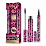 Leopardi meigikomplekt must ripsmetu&scaron;&scaron; + silmapliiatspliiats Big Eyes Make Up veekindlad 4D kiust ripsmetu&scaron;&scaron;id 2 in 1