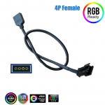 Emaplaadi RGB-adapteri teisenduskaabel 5V 3kontaktiline / 12V 4kontaktiline LED-riba valgusliin 4P Female
