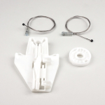 BWR495 Elektrilise akna t&otilde;stuki remondikomplekt Tagumine vasakpoolne Seat Toledo MK2 1M2 1998-2004 Leon MK1 1M1 1999-2006 4/5 ust 1M0839461A jaoks