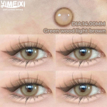 Mill Creek Contact Lens 14.00mmAomu Series prescription Myopia Yearly Use Contact Lens with Grade 2pcs Grey Contact Lens 0 hall