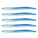 5Tk Eels&ouml;&ouml;t Vivid Attract Kala PVC Vastupidavad deformatsioonivastased bioonilised kalastustarbed 5pcs sinine