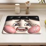 3D Vision kuivendatud kuivatusmatt 3D laiendatud Naughty Boy n&otilde;udematt k&ouml;&ouml;gitoa s&ouml;&ouml;gin&otilde;ude jaoks, &uuml;liimav esteetiline kaunistus 30x40cm S