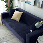 Velvet Plush diivani kate Elastne paks veniv tugitooli diivani kate nurgadiivani katted elutuppa L kujuga 1/2/3/4 istekohaga 4-Seater 235-300cm