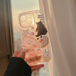 Ins telefoni&uuml;mbris Cat Sweet Dog Bear Bread Multifilm Love Cute tagakaas iPhone 11 14 Pro Max 12 13 Promax Protector Shell jaoks For iphone 14