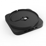 Vertikaalne alus Xbox Series X m&auml;ngukonsoolile koos LED-valgustusega ja 4-pordilise USB-jaoturiga koos pikendatud kaabliga, Xboxi tarvikud must