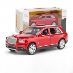 1:32 skaalaga survevalatud Cullinani mudelautod, tsingisulamist tagasit&otilde;mmatavad s&otilde;idukid, valguse ja heliga survevalatud automudel lastele poisile t&uuml;drukule kingitus 1/32-16x6.5x5.5cm punane