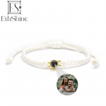 EthShine'i isikup&auml;rastatud 925 h&otilde;bedase ringiga fotok&auml;ev&otilde;ru projektsioon k&auml;ev&otilde;rud kohandatud fotok&auml;ev&otilde;ru paarile m&auml;lestuskingitus naistele S925White GD