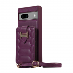 Crossbody vertikaalsed rahakotikaardid Solt nahast &uuml;mbris Google Pixel 7A 7 Pro 6A kaardihoidja, pika kaelapaelaga telefoni &uuml;mbrisega Pixel 6A tumelilla v&auml;rv