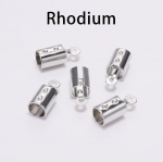 100 tk 5*12 mm volditud kokkupressitud n&ouml;&ouml;ri otsad, nahast klambriotsa otsaga ehete pistik ehete valmistamise tarvikute jaoks DIY k&auml;ev&otilde;ru