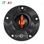 Mootorratta tarvikud uued KAWASAKI Z750 Z800 Z1000 SX R ZZR1400 ZX6R ZX10R RR ER6R CNC k&uuml;tusepaagi kork v&otilde;tmeta &otilde;ligaasile Orange Type-I