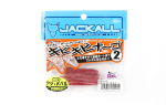 Jackall Soft Lure SW Light M&auml;ng KibiKibinago 2 Inches Clear Red (0024)