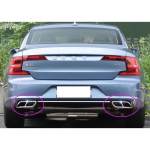 VOLVO S60 S90 XC60 XC90 V60 S60L S90L autode tagumise v&auml;ljalasketoru katte trimmi summuti 2 kuni 4 avaga roostevaba teras For S60 2014-2019