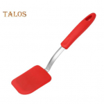 Silikoonist k&uuml;psiselabidas Turner Mini Brownie spaatliga kuumakindel, kriimustusteta V&auml;ike silikoonist spaatliga Mittekleepuvad k&ouml;&ouml;gin&otilde;ud Flipper k&uuml;psetusn&otilde;ud punane