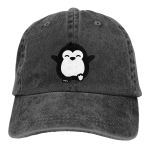 Puhtav&auml;rvilised isam&uuml;tsid pingviini mustvalge Kawaii WoUnisexi m&uuml;ts p&auml;ikesesirm Pesapallim&uuml;tsid Meemi tipuk&uuml;bar One Size