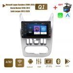 8-tolline Renault Logan Sanderole 2009-2015 Dacia Dusterile 2010-2017 Lada Largusele 2012-2020 nupunupuga autole Android 1+32GB 1+32GB