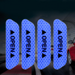 Autode auto OPEN helkurlindiga uksekleebised 1 komplekt sinine