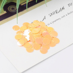 Uued PVC lamedad &uuml;mmargused lahtised litrid Pailletid &otilde;mblemine k&auml;sit&ouml;&ouml; tarvikud r&otilde;ivaste jaoks Lentejuelas Para Coser 6mm 10g 600pcs