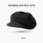 Naiste baretid Prantsuse kunstniku stiilis soe talvine nokam&uuml;ts Retro tavaline barett &uuml;hev&auml;rviline elegantne daam K&otilde;ik sobivad s&uuml;gism&uuml;tsid one size