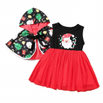 Lastele m&otilde;eldud t&uuml;drukute j&otilde;ulukost&uuml;&uuml;m, prinditud j&otilde;ulumantel ja varrukateta v&otilde;rkkleit 110