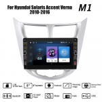8-tolline Carplay 2din Android-autoraadio multimidia videopleier Hyundai Solaris Accent Verna 2010-2016 jaoks koos nupunupuga navigeerimisega GPS 2+32GB 1+32GB