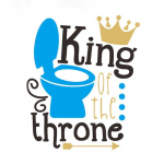 Veekindlad tualettruumi kleebised, mida on lihtne peale kanda, kauakestvad erksav&auml;rvilised ja kleepuvad tualettruumi kaunistuse kleebised punane