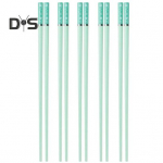 5 paari mitte kergesti purunevaid s&ouml;&ouml;gipulki, korduvkasutatavad, kasulikud kirsi&otilde;ie tr&uuml;kised s&ouml;&ouml;gipulgad roosa