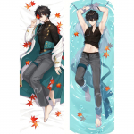Honkai Star Rail Dan Heng Cosplay kallistav keha padjap&uuml;&uuml;r Halloweeni kost&uuml;&uuml;miimbibitor Lunae pikk kahepoolne pikk kallistuskate 40x120cm