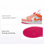 Air Jordan 1 Low Utility GS Crimson Pulse Laste tossud Oranž Roosa-Flash T&auml;is-Oranž DJ0530-801 36