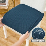 Veekindel soliidne s&ouml;&ouml;gitoa toolikate Jacquard elastsed tooli istmekatted hotelli banketi k&ouml;&ouml;gile pulmadele kodu mustusevastane valge