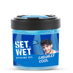 Styling Hair Gel for Men - Casually Cool, 250gm | Medium Hold, High Shine | For Medium to Long Hair |No Alcohol, No Sulphate 250gm