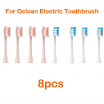 8 tk asenduspead Oclean Flow/x/ X Pro/ Z1/ F1/ One/ Air 2 /se harjapead Pehme Dupont Sonic hambaharja vaakumharjastega 4pink 4blue