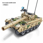 432 tk lahingutanki s&otilde;duri kahur kokkupandud ehitusplokid armee linna politsei s&otilde;durifiguurid relvaklotsid poistele m&auml;nguasjad