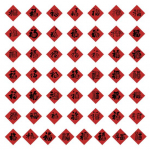 50 tk kleebised Hiina teemastatud kleebiste komplekt veekindlad dekoratiivsed kleebised scrapbooking pagasi s&uuml;learvutile