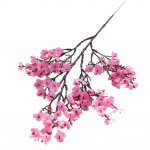 Kunstlik Gypsophila siidist kimp erilisteks puhkudeks punane