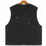 XITAO Patchwork O-kaelusega pullover Vest, varrukateta, vaba vabaaja lihtsusega naiste HQQ1739 One Size must