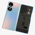 Honor 70 tagumine akukorpuse uks, tagakaas, &scaron;assii kaamera objektiiv, kleepuvad nutitelefoni remondiosad, uued Heleroosa