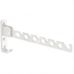 Kokkupandav riidepuu nagi seinakinnitus ilma puurita tuulekindel libisemisvastane kaasaegne vastupidav siseruumides vannitoa r&otilde;ivaste kuivatushoidik valge