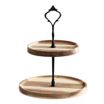 Vastupidav &uuml;marate servadega Ruumis&auml;&auml;stlik puidust v&otilde;ileivaleiva koogialus pulmatordialusele Dual Layer must